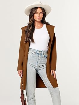 ANRABESS Womens Cardigan Sweater Oversized Coatigan Knitted